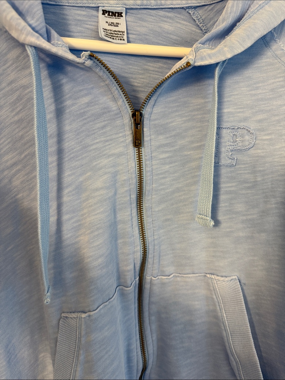 VS PINK SWEATSUIT SET includes full zip hooded top size XL, bottoms size Large - Picture 4 of 9